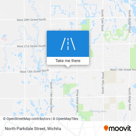 Mapa de North Parkdale Street