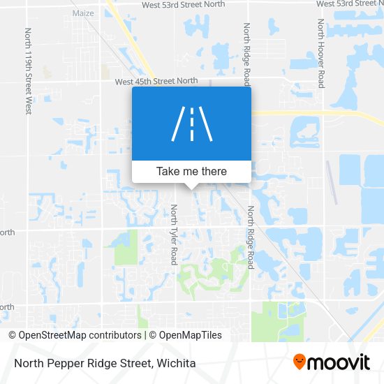 North Pepper Ridge Street map