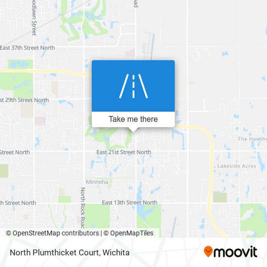 Mapa de North Plumthicket Court