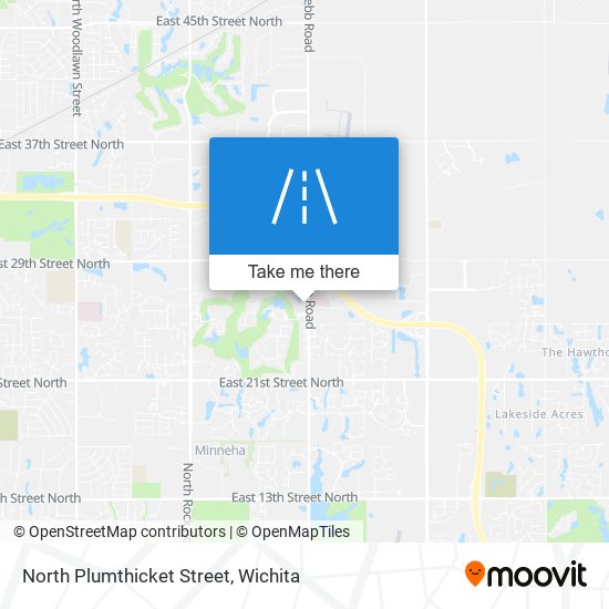 Mapa de North Plumthicket Street