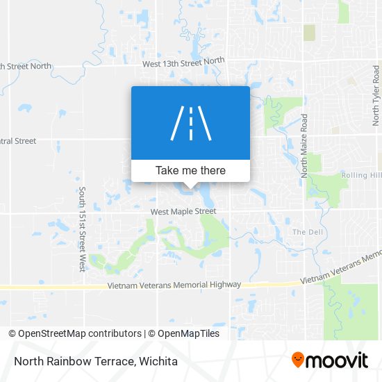 North Rainbow Terrace map