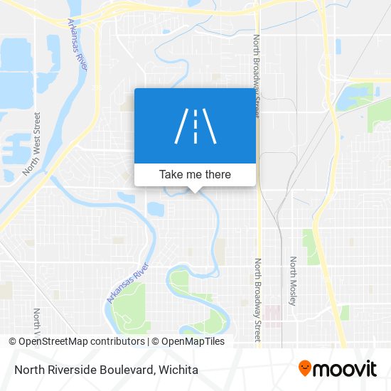 North Riverside Boulevard map