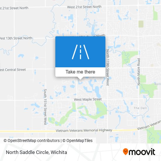 Mapa de North Saddle Circle