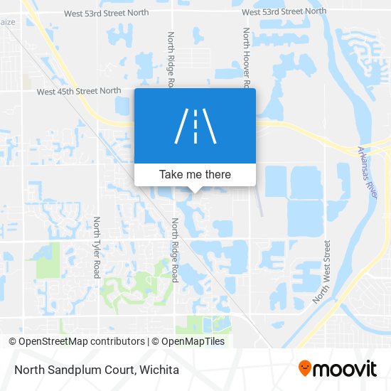 North Sandplum Court map