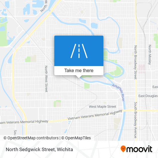 North Sedgwick Street map