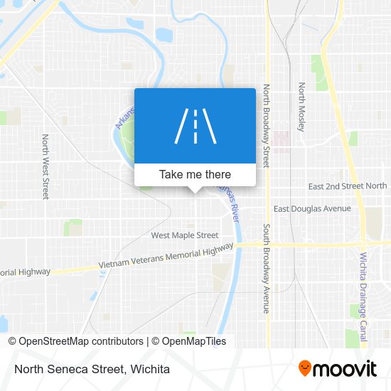 North Seneca Street map