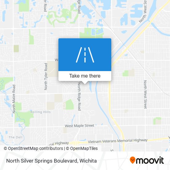 Mapa de North Silver Springs Boulevard