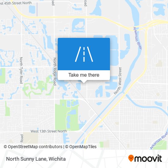 North Sunny Lane map