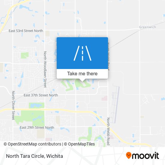 North Tara Circle map