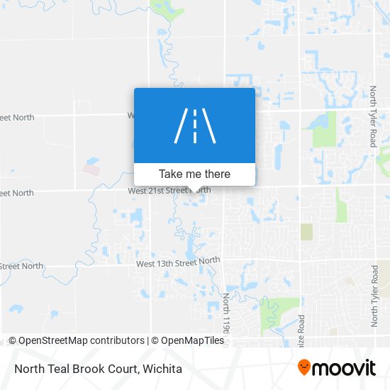 Mapa de North Teal Brook Court