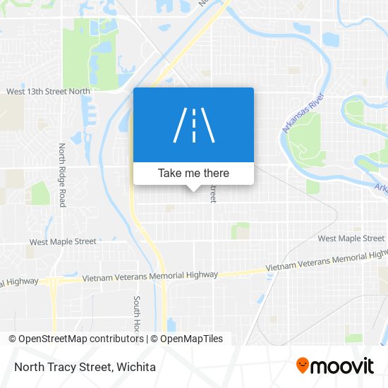 Mapa de North Tracy Street