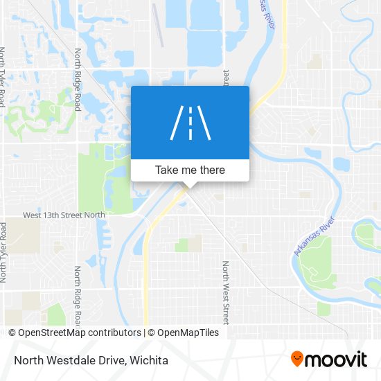 Mapa de North Westdale Drive