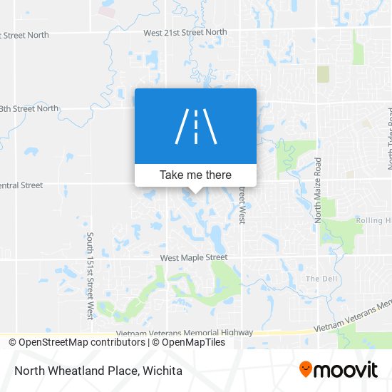 Mapa de North Wheatland Place