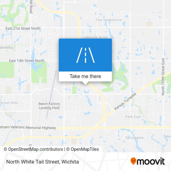 North White Tail Street map
