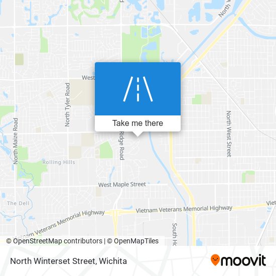 North Winterset Street map