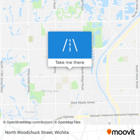 North Woodchuck Street map