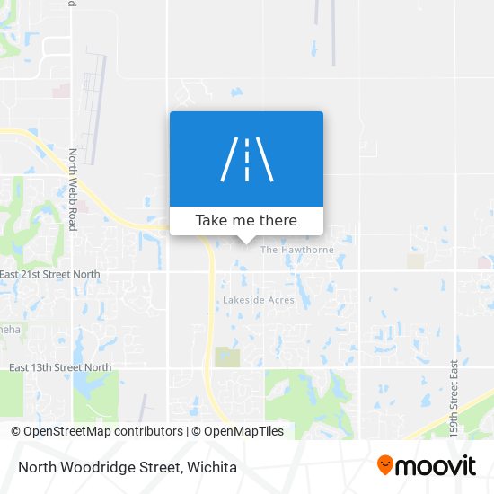 Mapa de North Woodridge Street