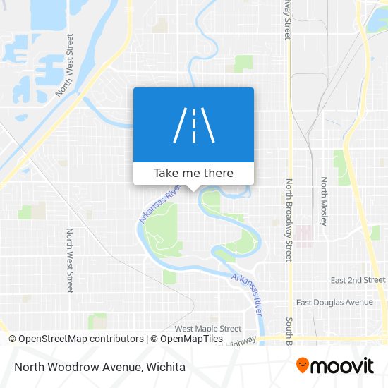 Mapa de North Woodrow Avenue