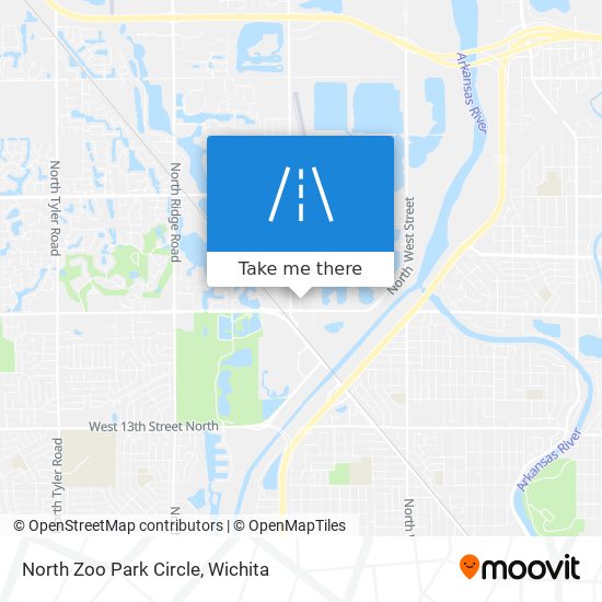 Mapa de North Zoo Park Circle