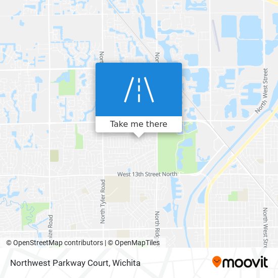 Mapa de Northwest Parkway Court