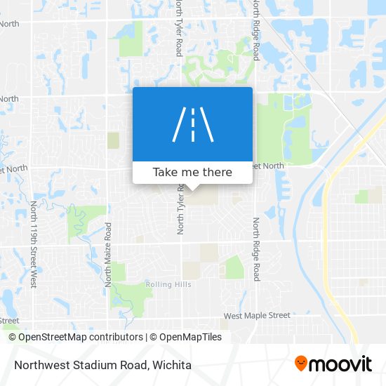 Mapa de Northwest Stadium Road