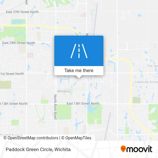Paddock Green Circle map