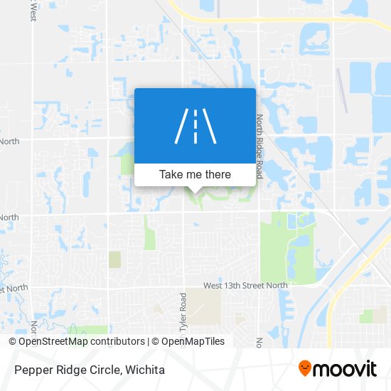 Pepper Ridge Circle map