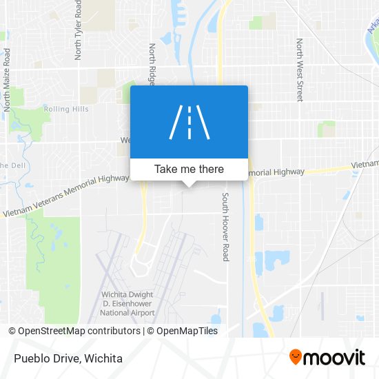 Mapa de Pueblo Drive