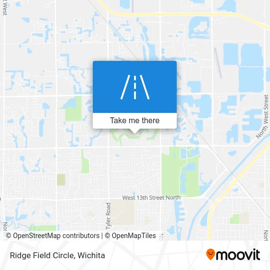 Ridge Field Circle map