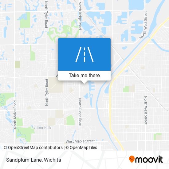 Sandplum Lane map