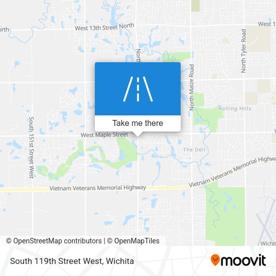 Mapa de South 119th Street West
