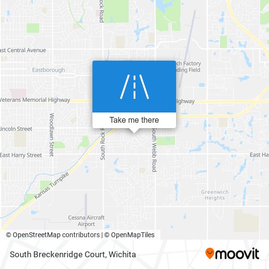 South Breckenridge Court map