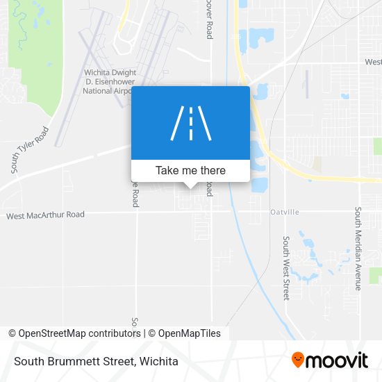 South Brummett Street map