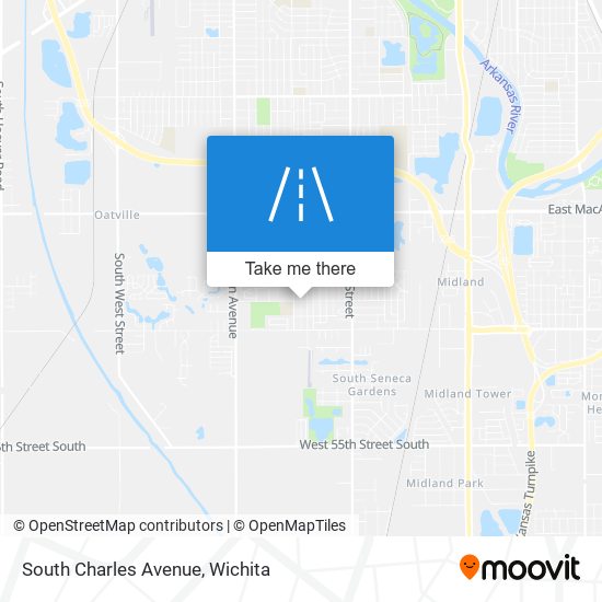 South Charles Avenue map