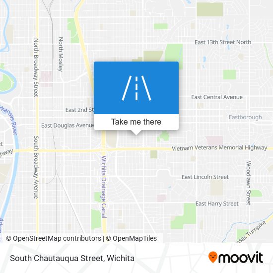 Mapa de South Chautauqua Street