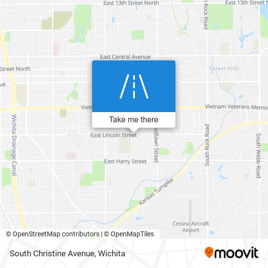 Mapa de South Christine Avenue