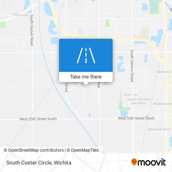 Mapa de South Custer Circle