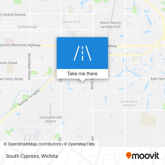 Mapa de South Cypress