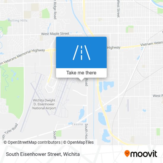 Mapa de South Eisenhower Street