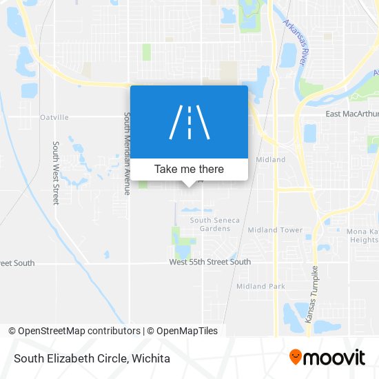 Mapa de South Elizabeth Circle