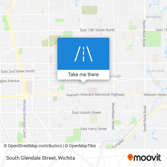 South Glendale Street map