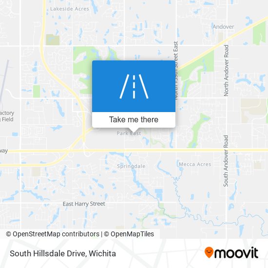 Mapa de South Hillsdale Drive