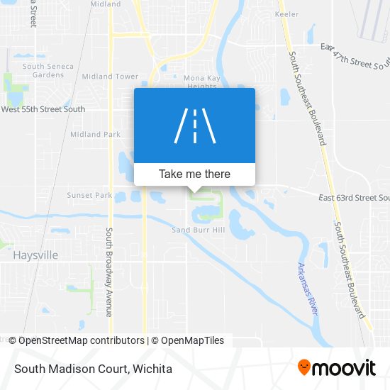 Mapa de South Madison Court