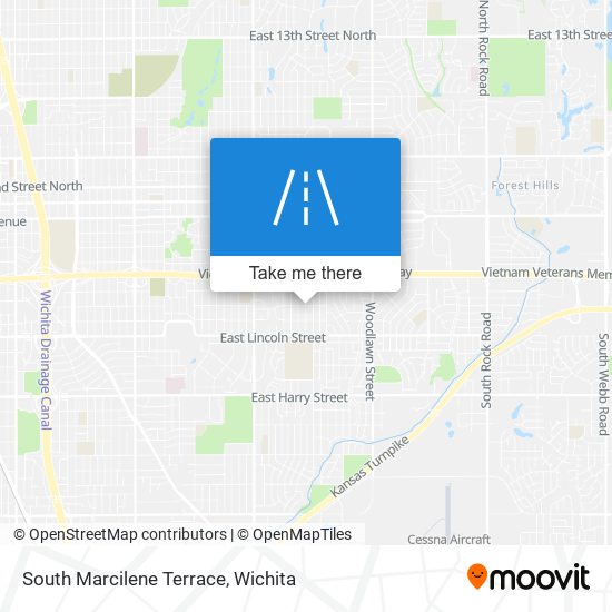 South Marcilene Terrace map