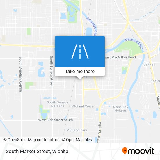 Mapa de South Market Street