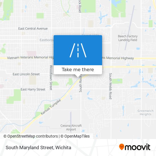 South Maryland Street map