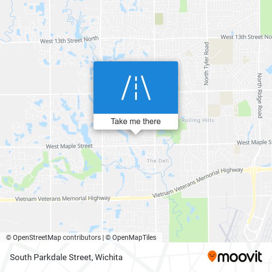 Mapa de South Parkdale Street