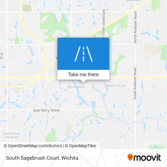 Mapa de South Sagebrush Court