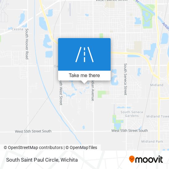 Mapa de South Saint Paul Circle