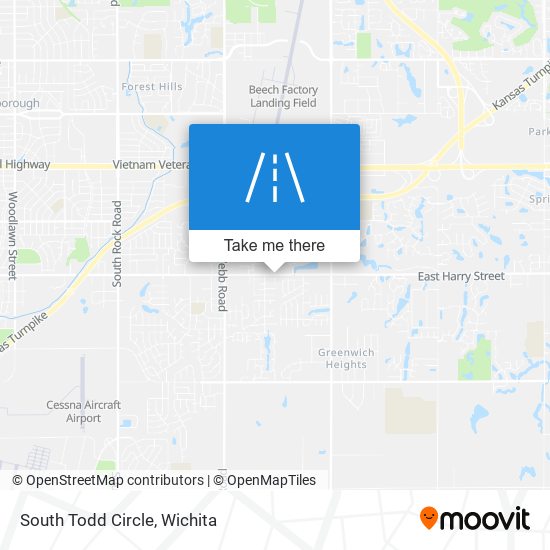 South Todd Circle map